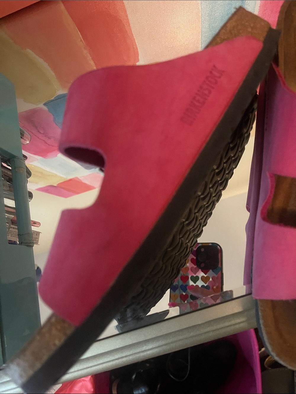Birkenstock Pink suede Sandals - Picture 3 of 8